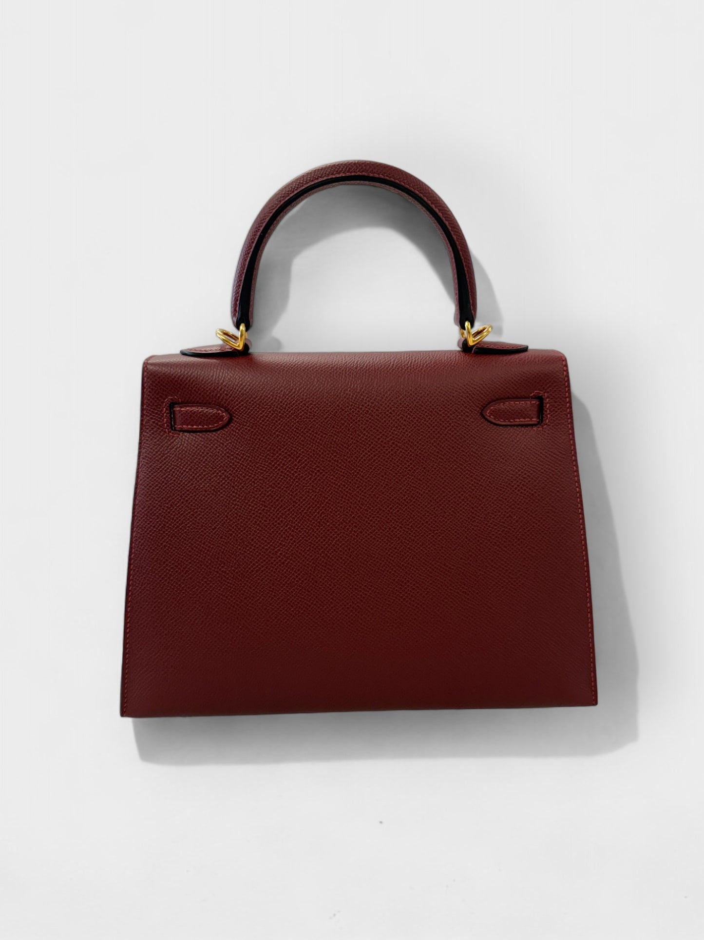 Hermes Kelly 25 Rouge H GHW