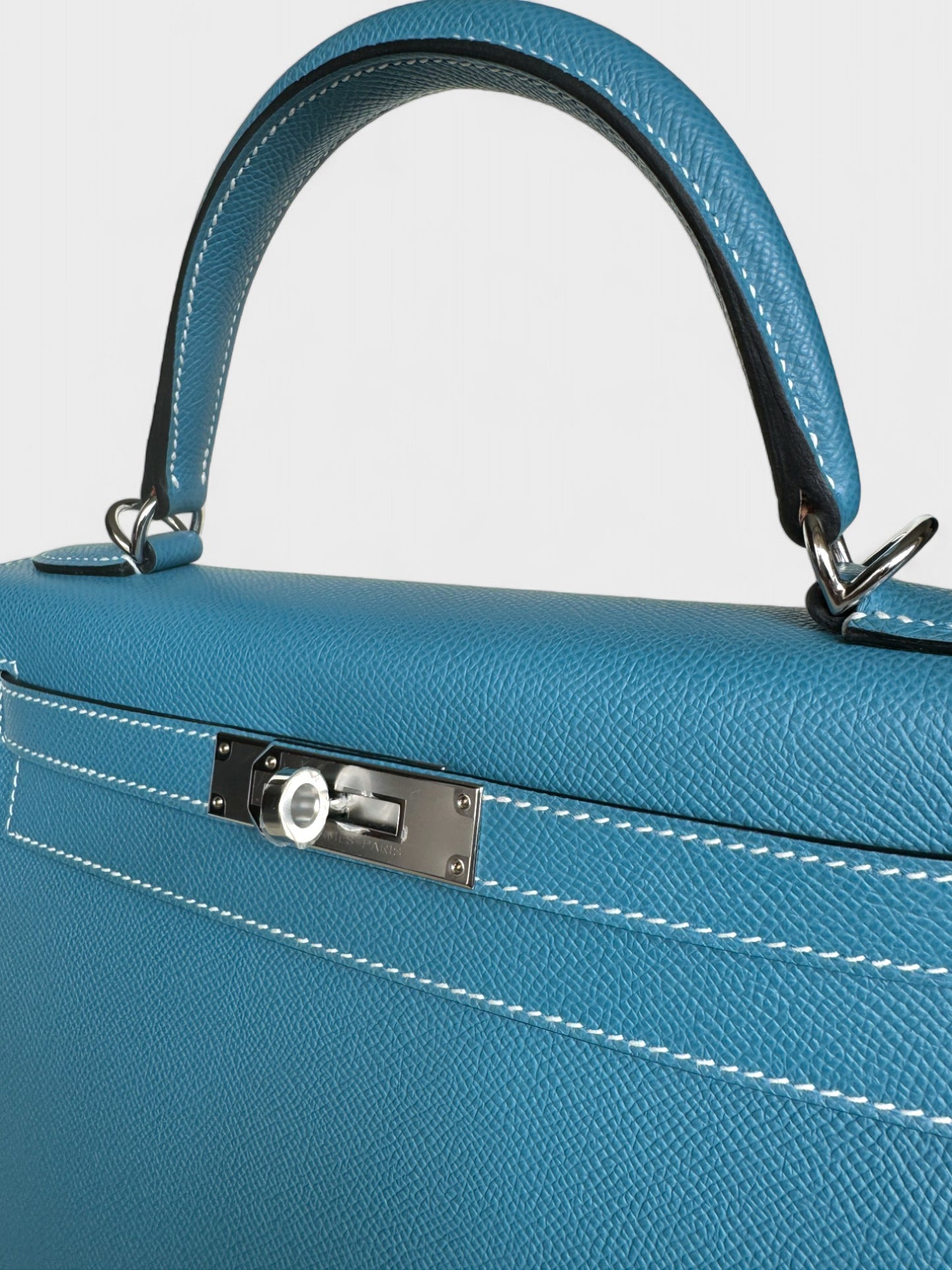 Hermes Kelly 28 Blue Jean PHW