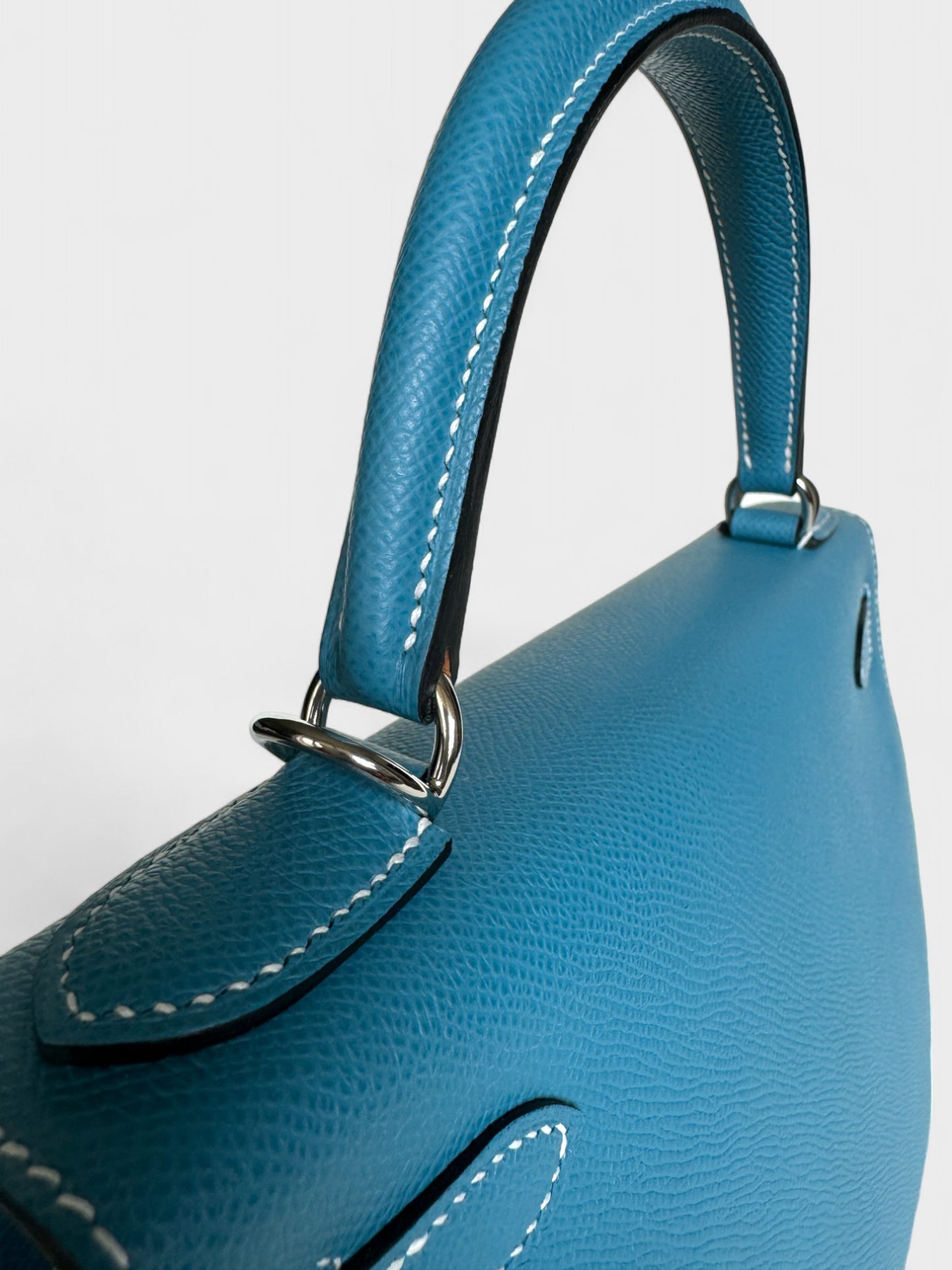 Hermes Kelly 28 Blue Jean PHW