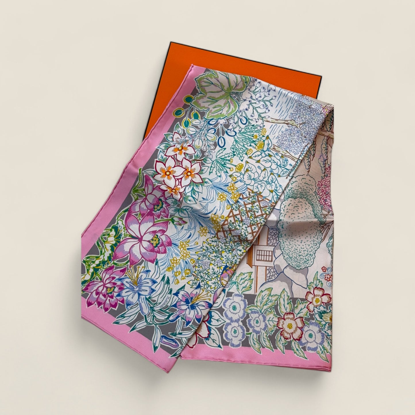 Hermes Silk Scarf