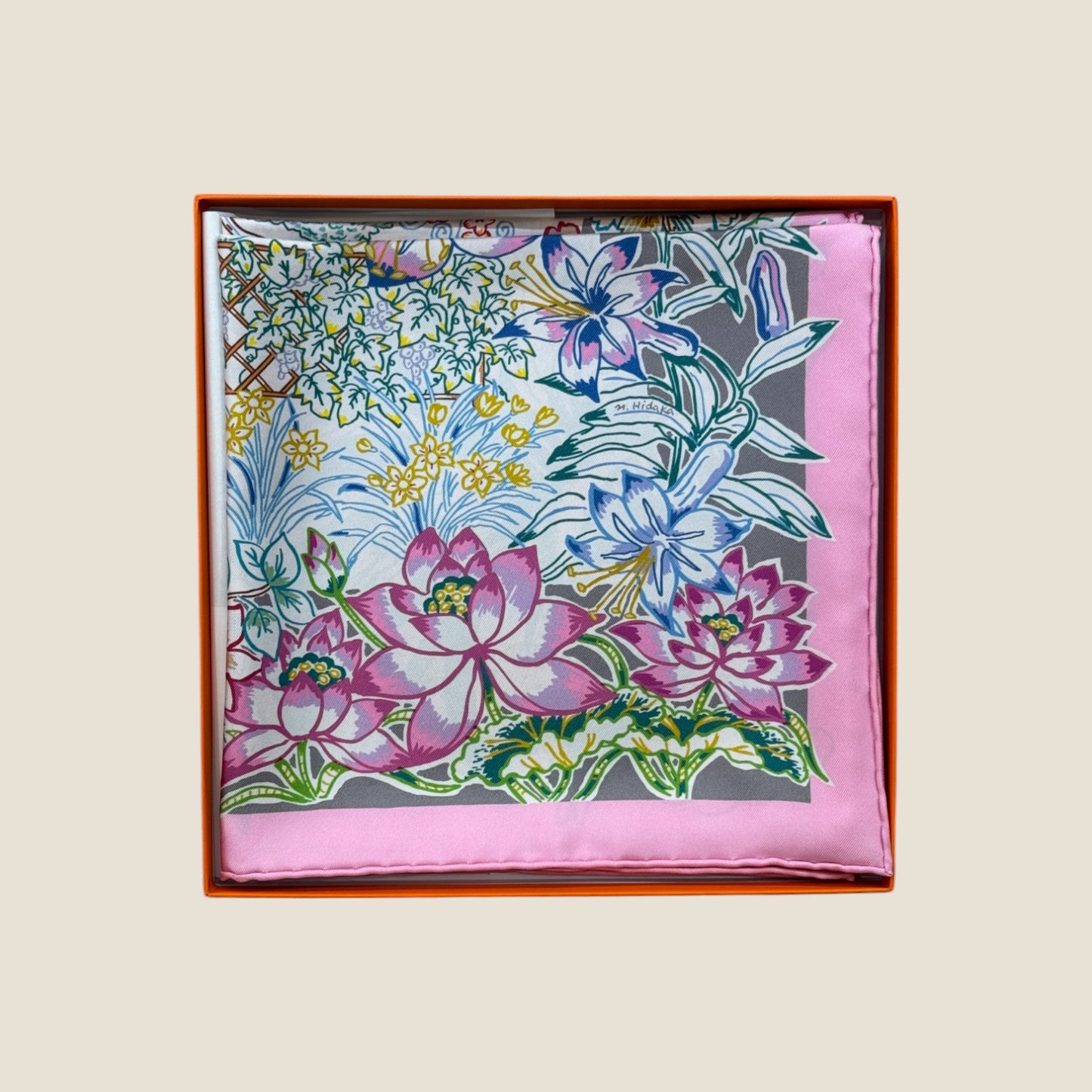 Hermes Silk Scarf