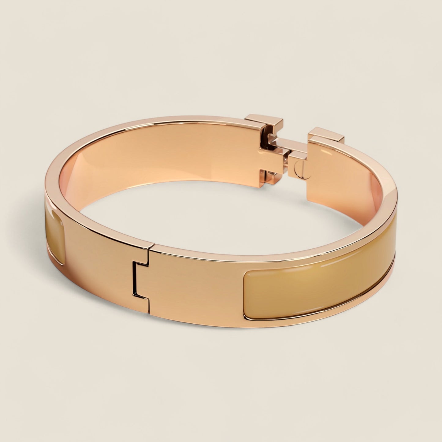 Hermes Clic H Bracelet - Sable