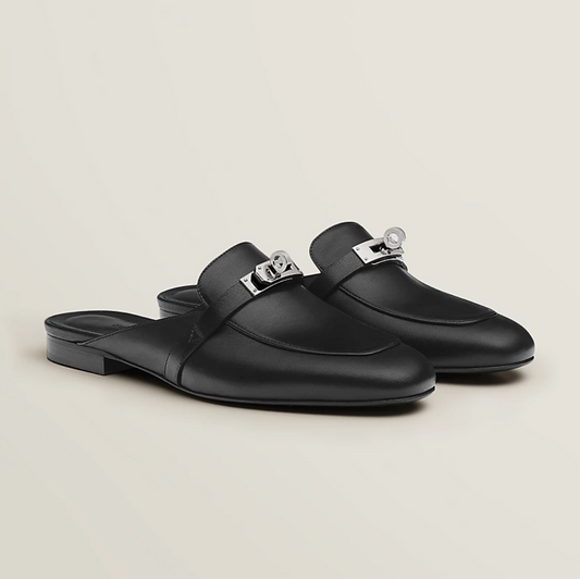 Hermes Oz Mule - Black