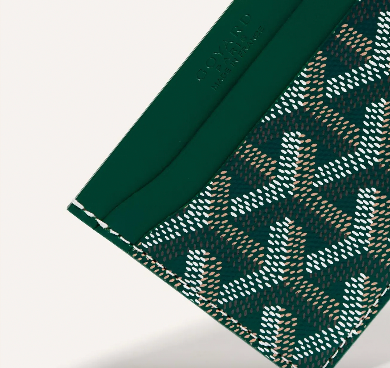 Goyard card holder sales personalized
